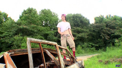 Straight naked thugs: Bad Boy Sean Jerks His Dick