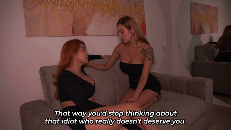 celestealba: A Lesbian Stepmom Fucks with Her Busty Stepdaughter: Celeste Alba...