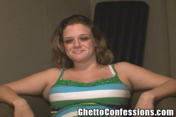 Ghetto Confessions: Zwangere blanke teef zwarte pik minnaar 3 baby papa's pijpbeurt slikken