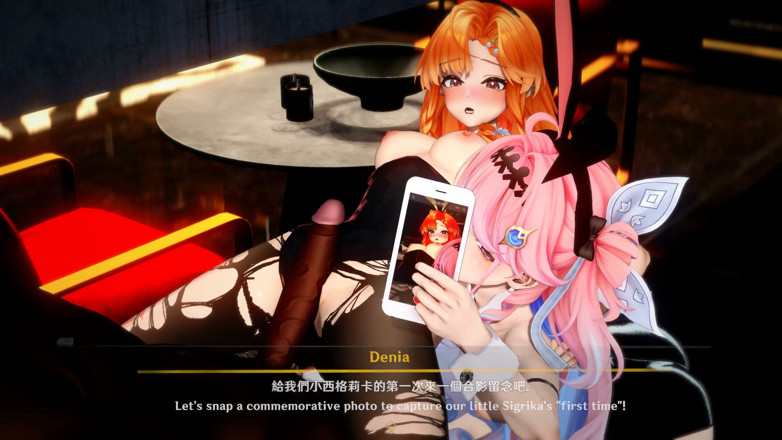 NSFWOtaku: Wuthering Waves - Sigrika and Denia Naughty Club Party Fuck - 3D Hentai...