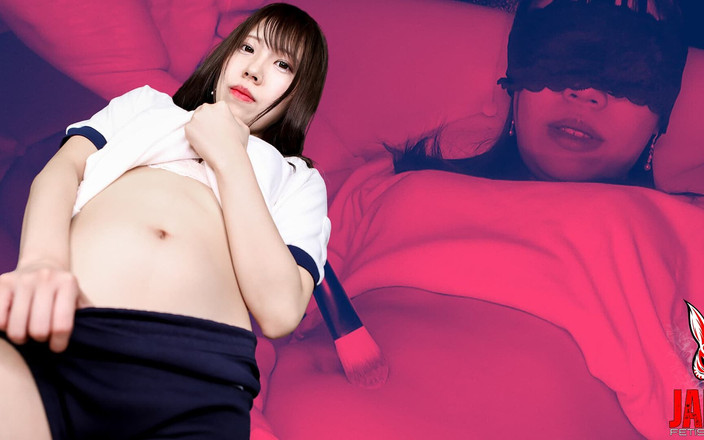 Japan Fetish Fusion: Приключение Rurika в кнопке живота - щекотка, ласки и камшоты