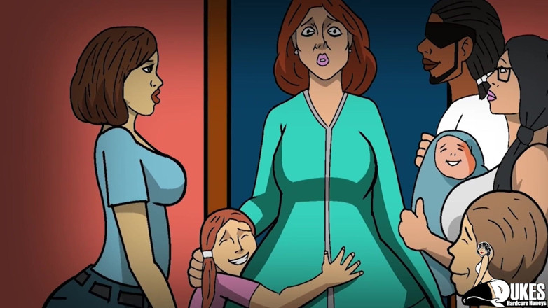 Dukes Hardcore Honeys: MILF dikongkek dalam bilik mandi semasa atlit bersara mengongkek pepek...