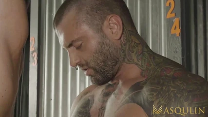 MASQULIN - Hunks - Alex Mecum și Markus Kage cu sex dur fără prezervativ