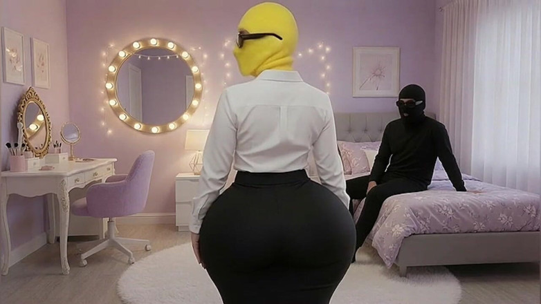 Animate golden: Sora vitregă minionă cu curul mare dă din cur în dormitor