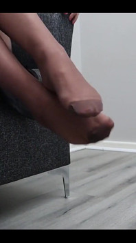 Barefoot and Nylon Stockings
