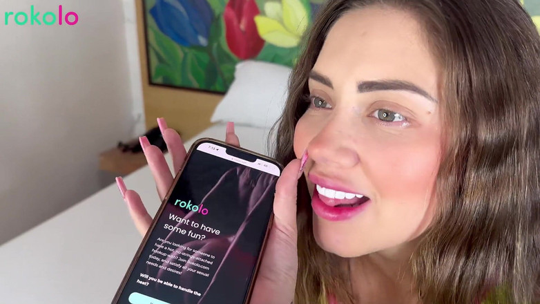 Sara Blonde: Смоктання, трах і кремпай у незнайомця, якого я зустрів у додатку для побачень - Сара блондинка