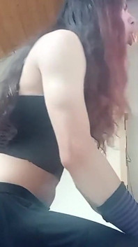 Sissy Dildo Spitroast and Cum