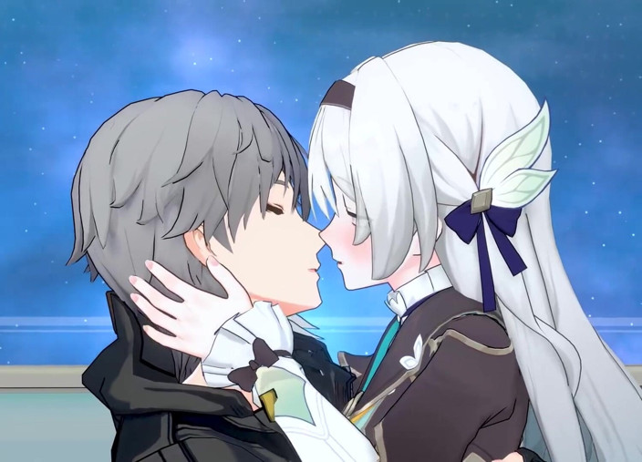 NSFWOtaku: Honkai Star Rail - Firefly X Caelus gepassioneerde seks - 3D Hentai-animatie