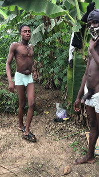 A Twink Fuck Two African Tops with Long Cock Alone
