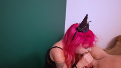 lilredvelvettt: Une sorcière rétrécit ta bite et te trompe