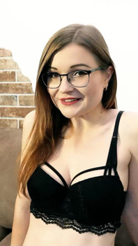 German Scout - German Small Glasses Student Tiny Emily Pick up and Talk to Casting Fuck