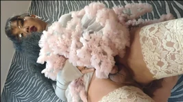 हॉट एशियाई एनीमे स्टाइल हेनतई टीगर्ल सेक्सी हाई हील्स में