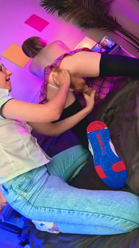 Horny Prostate Handjob with Her Sissy with Amazing Scene!