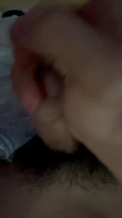 Young Just 18 Slim Smooth Asian. Jerk Tiny Dick in Jeans and Shoot Huge Cum Load.