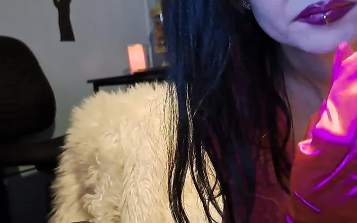 PandoraSG: Weeping Goth in Pink Velvet Gown - Real T