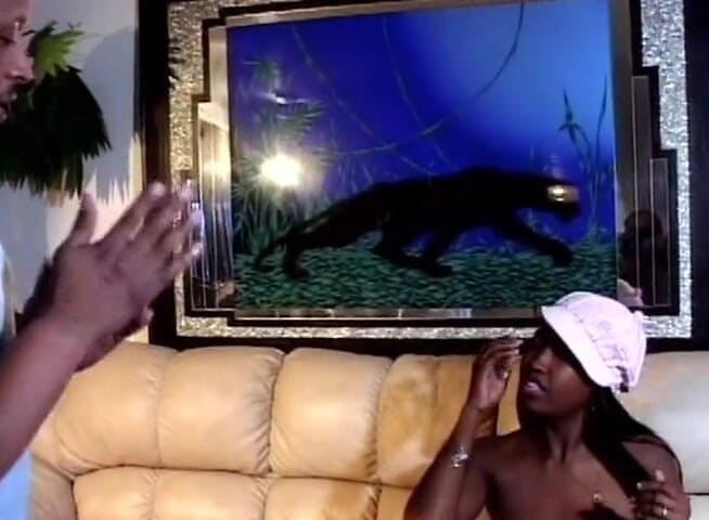 Dark Extreme: Charming ebony babe rides bbc