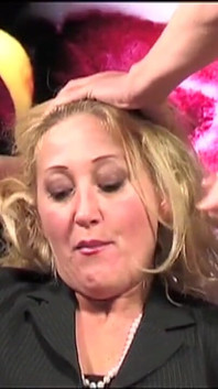 Pig Italia broadcast live by a blonde milf and interrupted by two cocks filling her with cum online