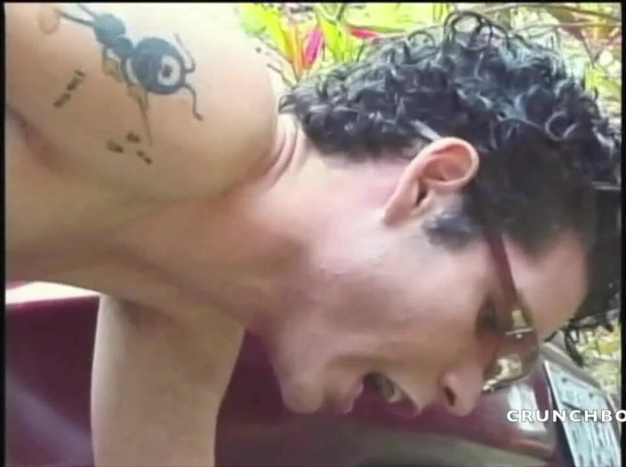 Latino Fucker: Romeleo fuck his friend in exhibit forest cruisin g