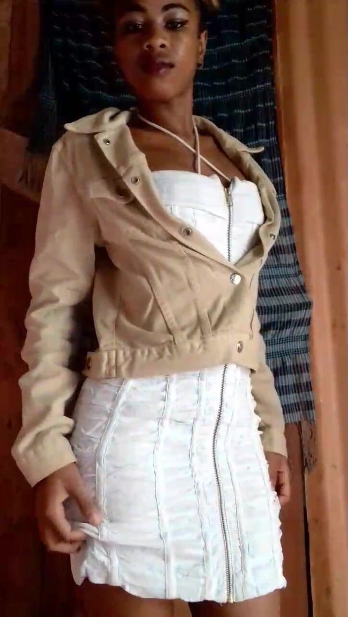 Fleshlab straight: Černá teen kotě Stip pro tebe