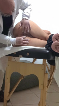 Anal Examination Performed by a Real Proctologist.