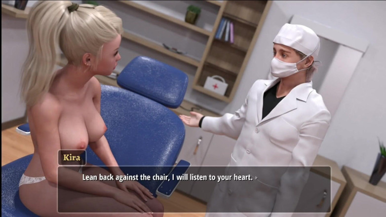 HotSummer117: Хтивість і життя, глава 26, сексуальна блондинка приходить на обстеження і закінчує тим, що смокче член