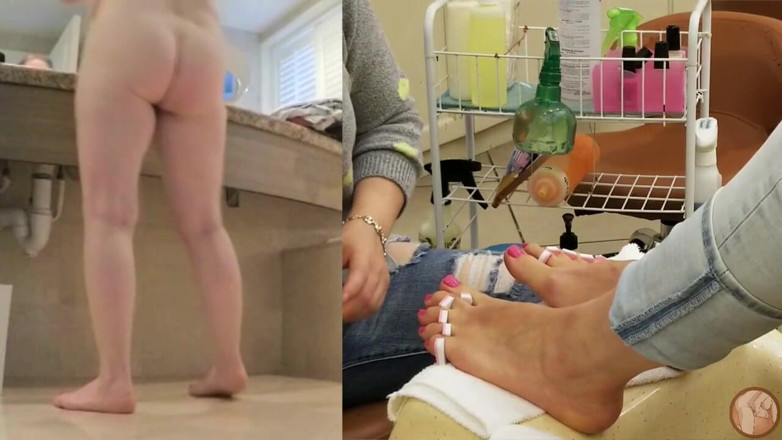 MarieRocks: Marie Rocks gets a pedicure