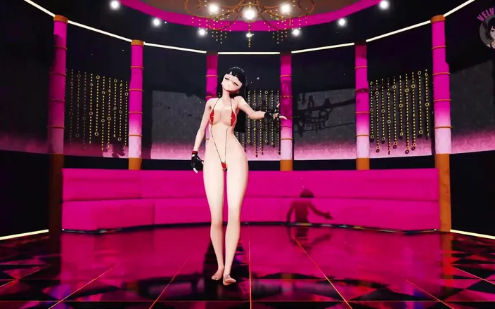 Velvixian: Teen Gradually Undresses While Dancing