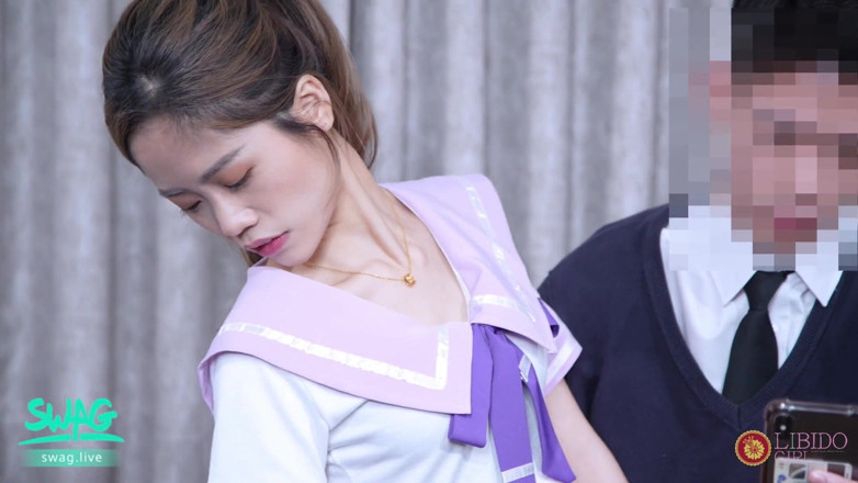 SWAG.live: Pink Uniform Girl Let Tutor Fill Her Pussy