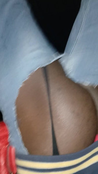 Walking at Night with Booty Cheeks Out
