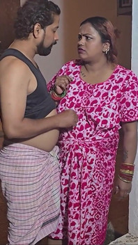 Indian Desi Couple Having Fun in Night