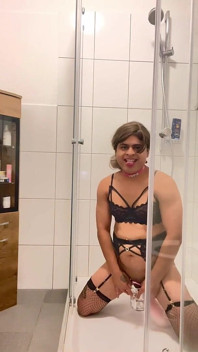 Naughty Puppy Peeing, Drinking, and Wagging My Tail