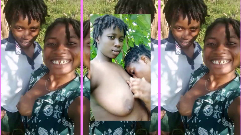 African Beauties: 흑인 십대 레즈 위험한 야외 재미