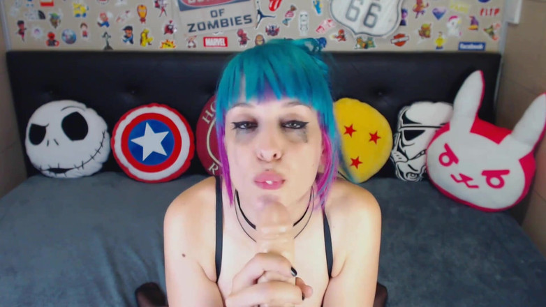 Candystart Videos: Maquillaje arruinado. Mamada y vaquera