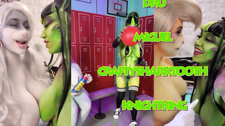 Little Puck: Jerk off for Cartoon Cosplay! Space Jam Parody