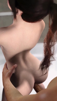 Cewek asia seksi 3d menggoda kontol besar untuk ngentot memek beceknya