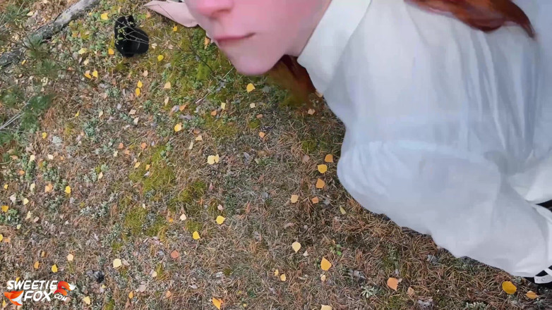 Sweetie Fox: Redhead student sucked and fucked with classmate to keep warm...