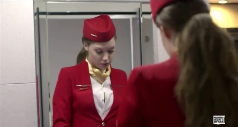 BB Xzess: Hot plane stewardesses get nailed!