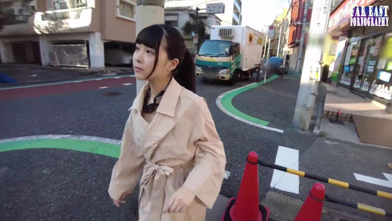 Far East pornography: Doll Like Bliss with a Dark Haired Tease on a...