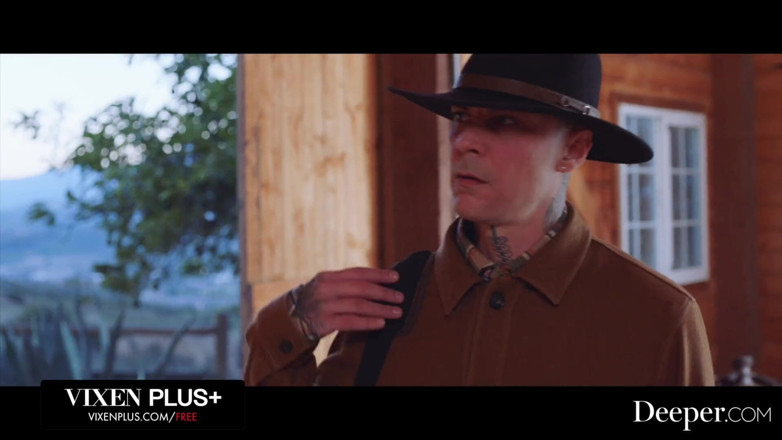 Deeper: Profondo. La cowgirl willful jazlyn ha un assaggio di Bad...