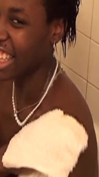 Tristina Millz so Hot She Entered the Bath with High Heels Ready for Girl Masturbation