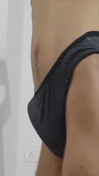 Sissy boy wear mom's pantie