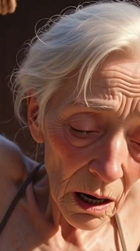 Old Granny Rope Bondage — нужно заполнить тугую киску