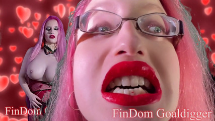 FinDom Goaldigger: Transformare de ruj portocaliu pentru pulover