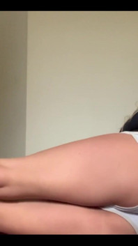 A Teaser From a Hot Workout Vid!! I Take the Biggest Dildo I've Ever Had in My Pussy..