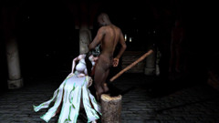 Soiyu Hentai: Pembantu rumah ratu dan besar dalam storan firewood ( bahagian 01) - Animasi 3D...