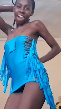 Sexy tanec kundičky od Nadržená Ebony Pearl Keysha
