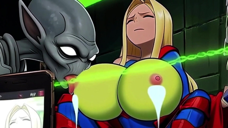 Spicy Toons: Superiorgirl: eksperimen alien