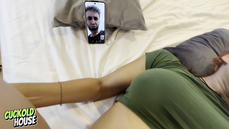 CuckoldHouse: Cuckolded Groom Makes a Video Call to Watch His Bride...