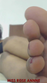 Red toenail torment