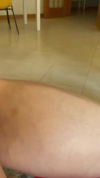 Slave Eats on Empressbella's Foot